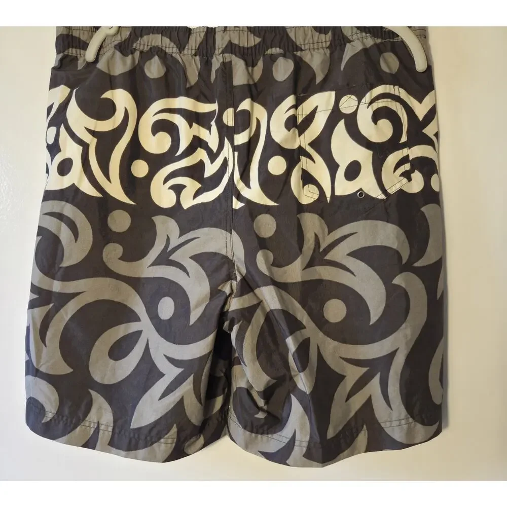 Vtg Polo Sport Ralph Lauren Hawaiian Tribal Print Swim Shorts Spring 2000 Size L